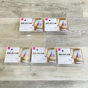 Lot of 5 Manga Display Shelf Bookend Display DAISO new bookshelf